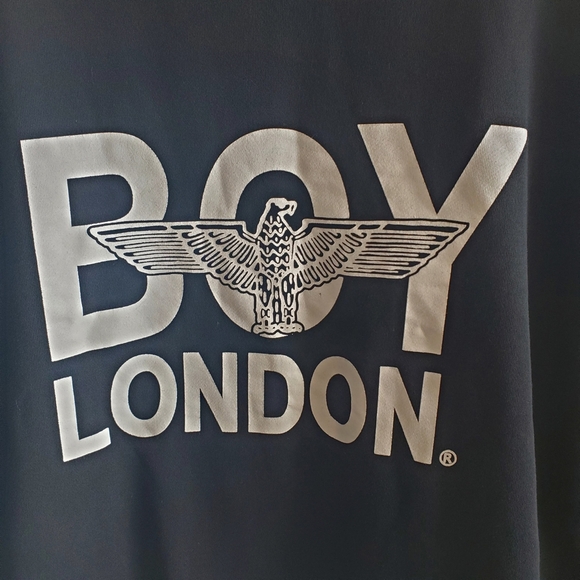 BOY London Black Logo Sweatshirt Men L - Picture 3 of 10